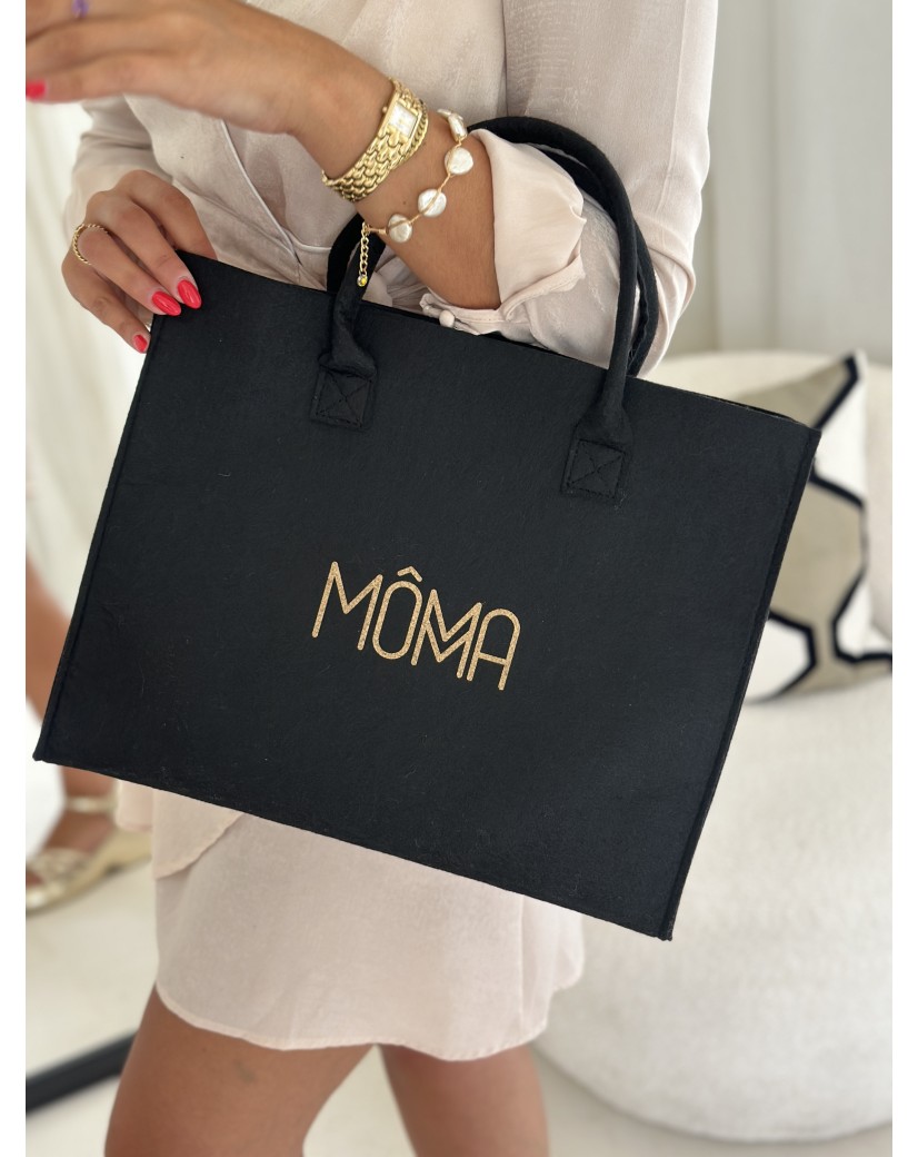 SAC GRENOBLE - NOIR - M (35,5x11x28,5cm)