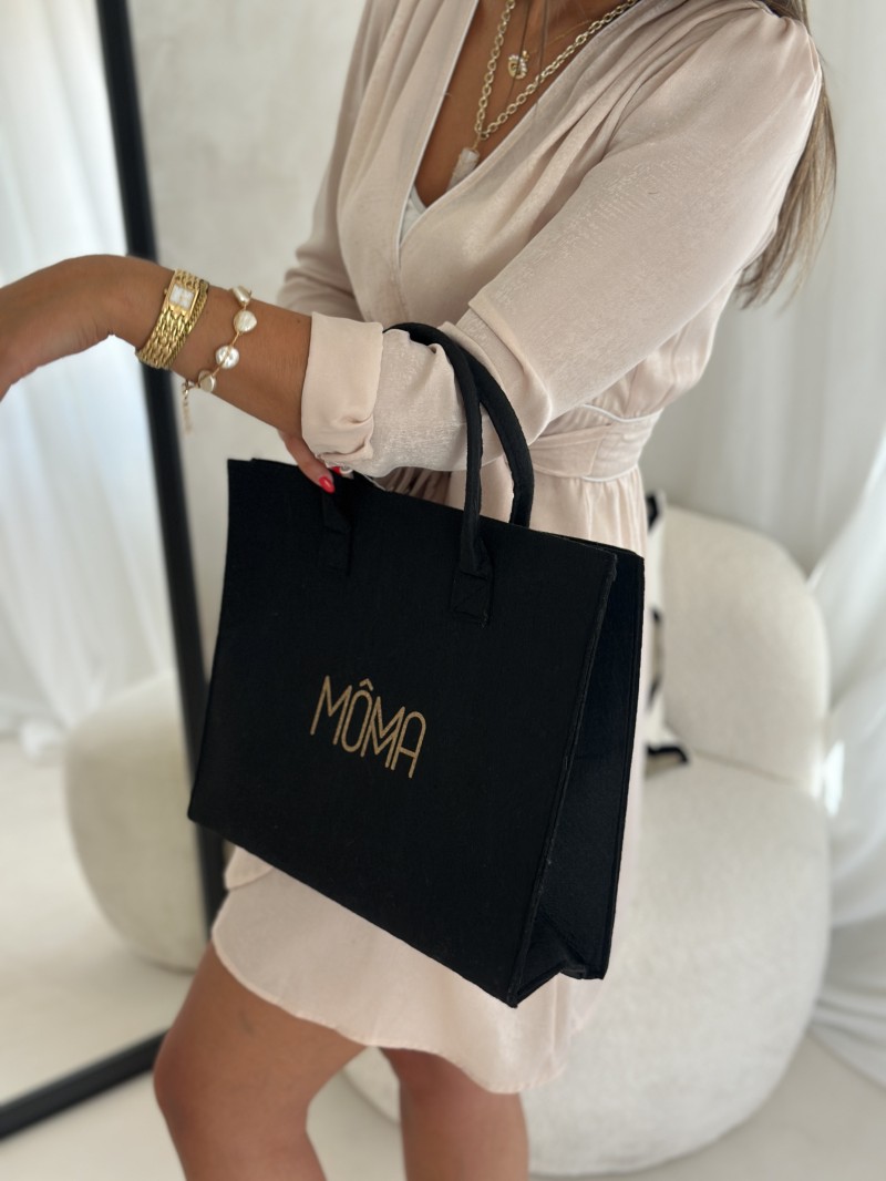 SAC GRENOBLE - NOIR - M (35,5x11x28,5cm)