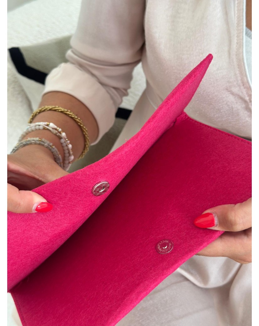 GRENOBLE POUCH - FUCHSIA (25 x 15 cm)