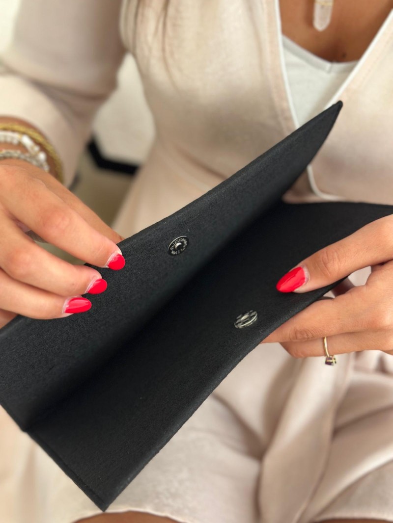 Pochette Feutrine Noir – Personnalisable avec votre logo