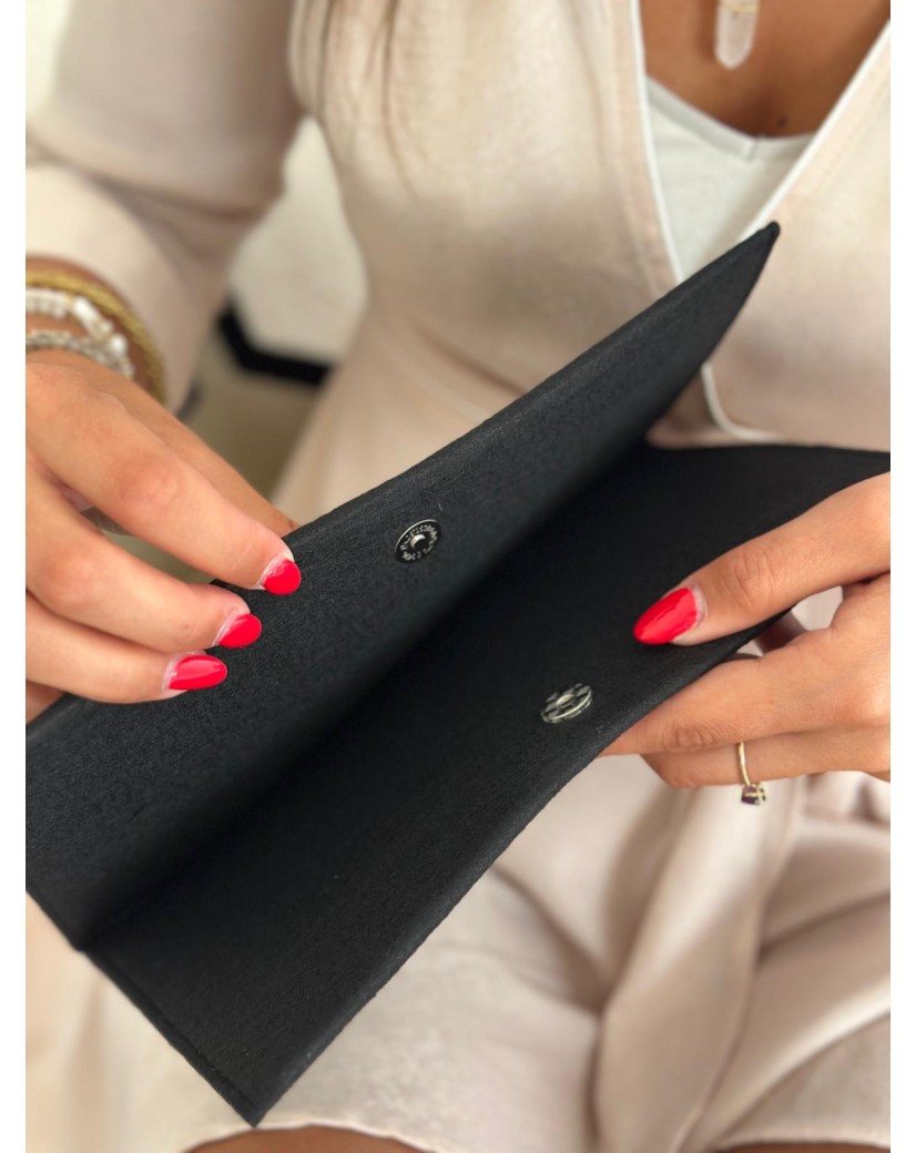 POCHETTE GRENOBLE - ZWART (25 x 15 cm)