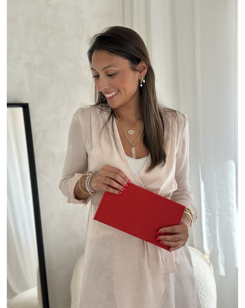 GRENOBLE POUCH - RED (25 x 15 cm)