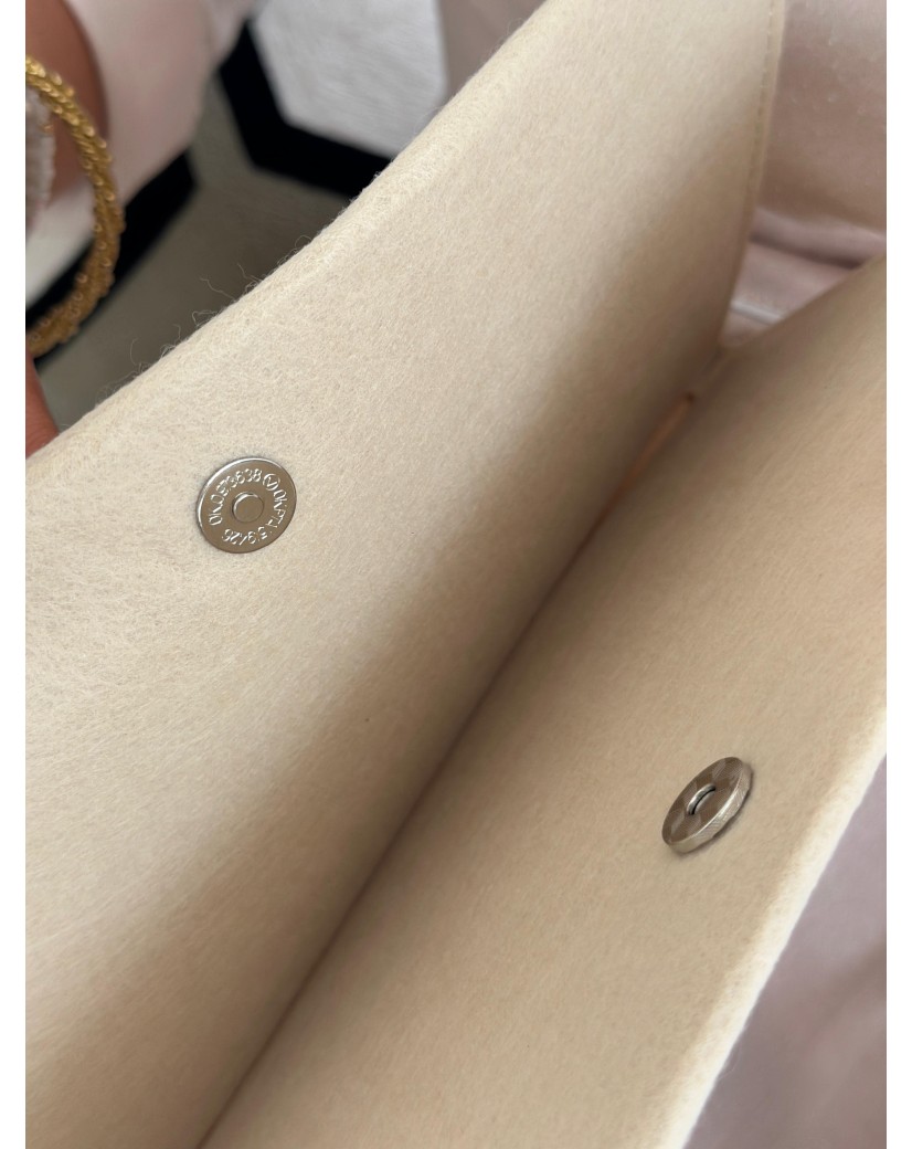 Pochette Feutrine Beige – Personnalisable avec votre logo