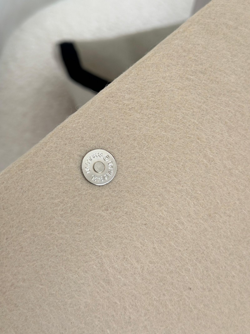 Praktisches Filz-Etui GRENOBLE Beige – individuell bedruckbar