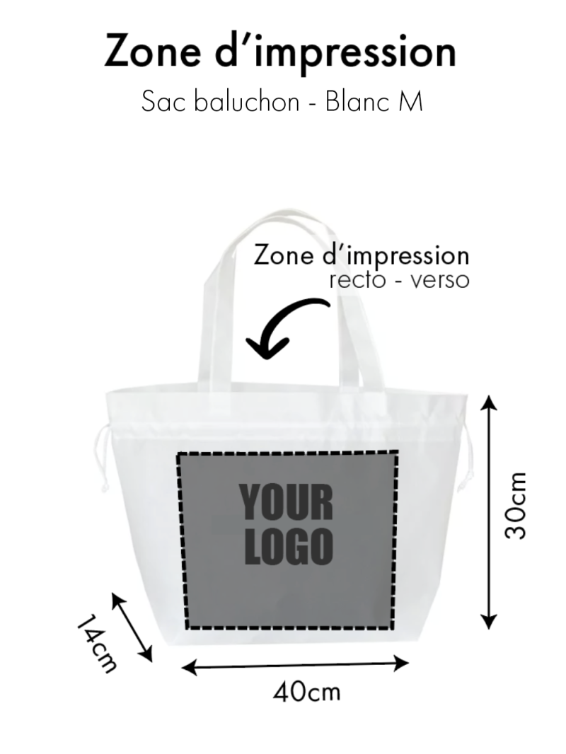 SAC NICE WHITE L (58x24x35cm)