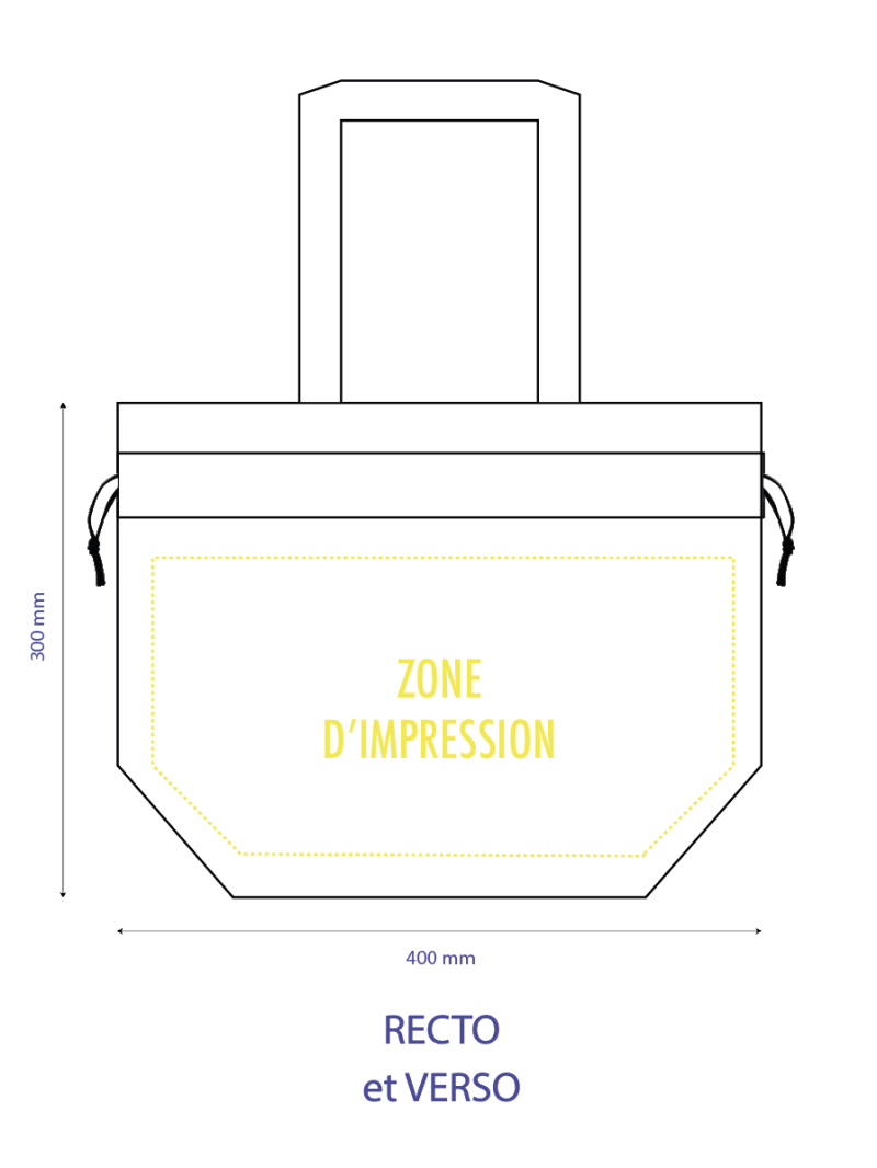 NICE TASCHEN - WEISS - M (40x14x30cm)