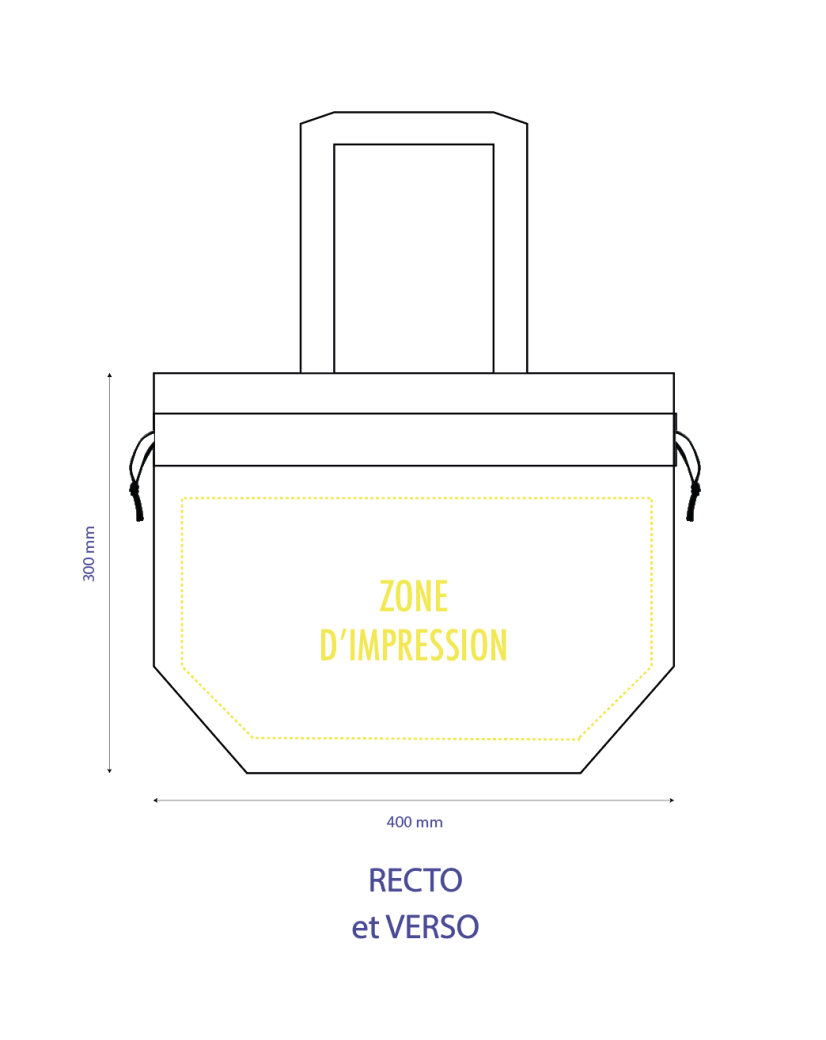 NICE TASCHEN - WEISS - M (40x14x30cm)