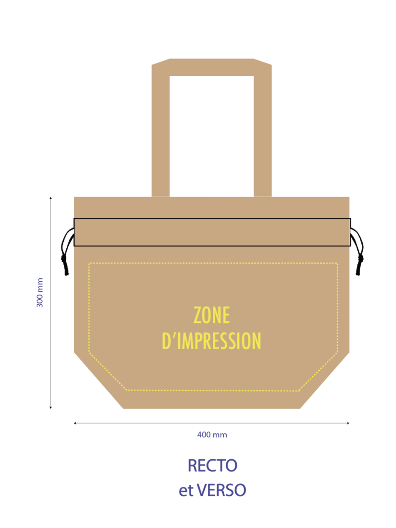 SAC NICE BEIGE - M (40x14x30cm)