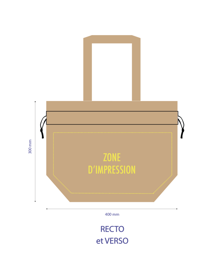 SAC NICE BEIGE - M (40x14x30cm)