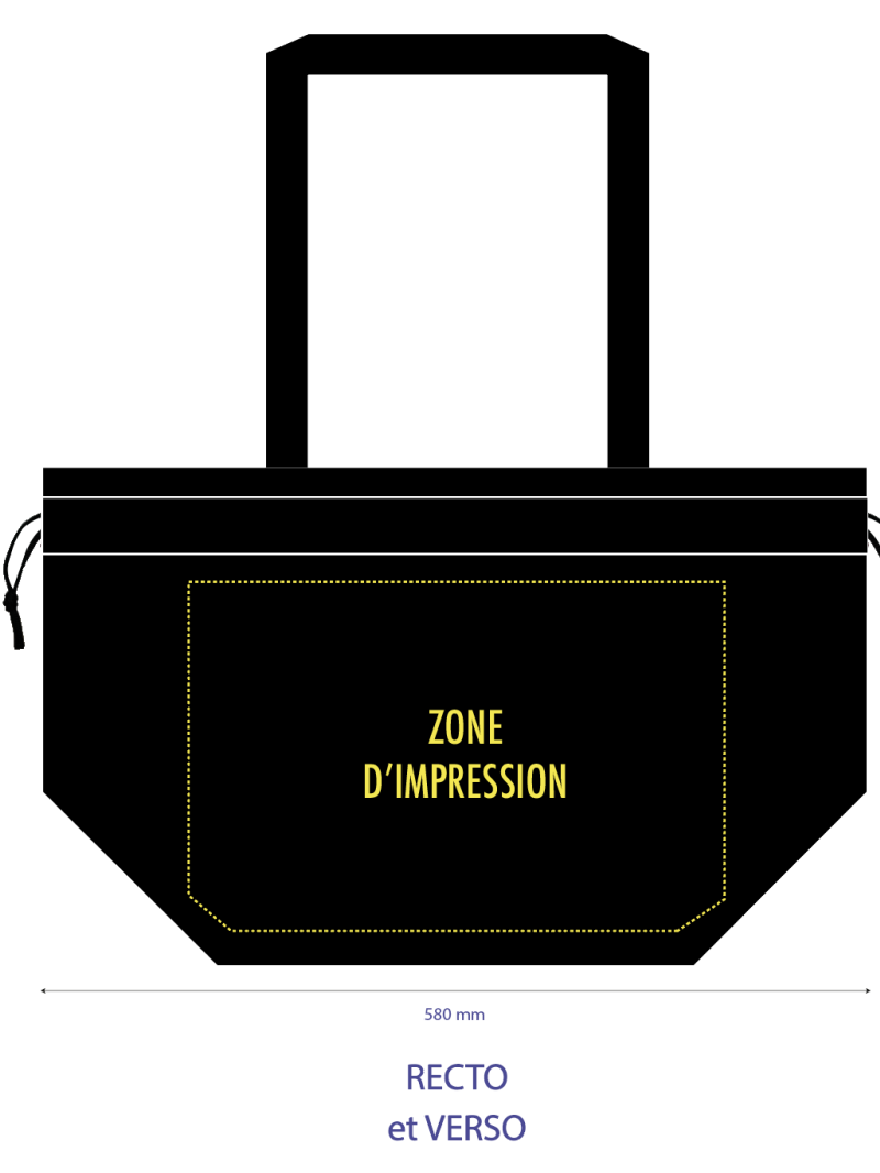 NICE Bag Black L (58x24x35 cm)