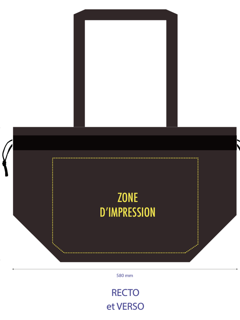 SAC NICE BRUN L (58x24x35cm)