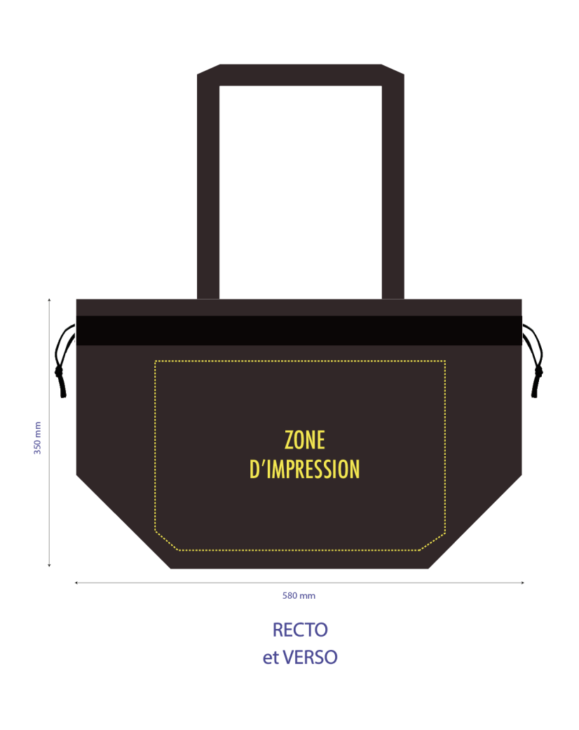 SAC NICE BRUN L (58x24x35cm)