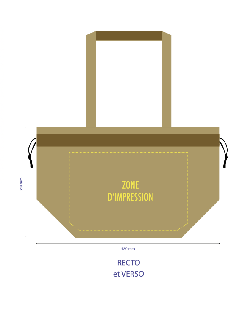 SAC NICE BEIGE L (58x24x35cm)