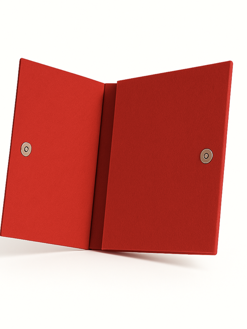 GRENOBLE POUCH - RED (25 x 15 cm)