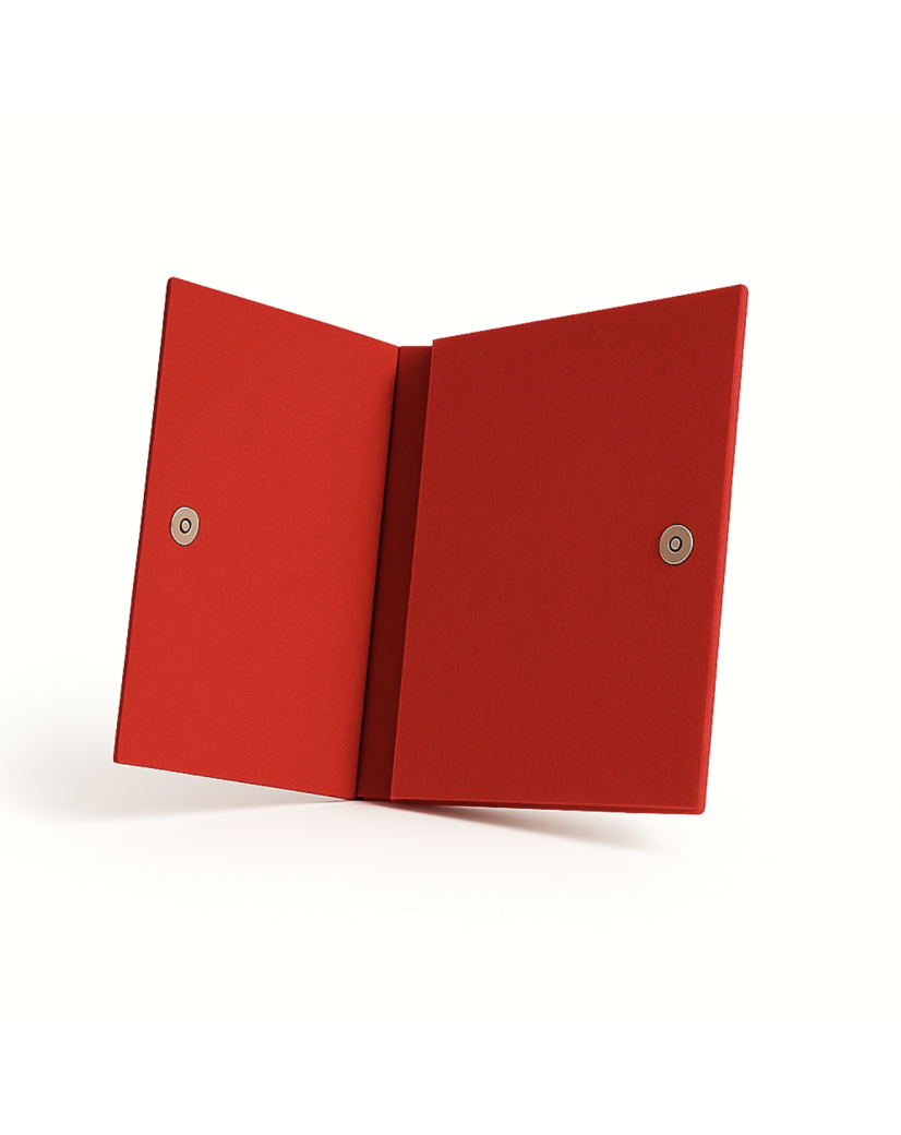 GRENOBLE POUCH - RED (25 x 15 cm)