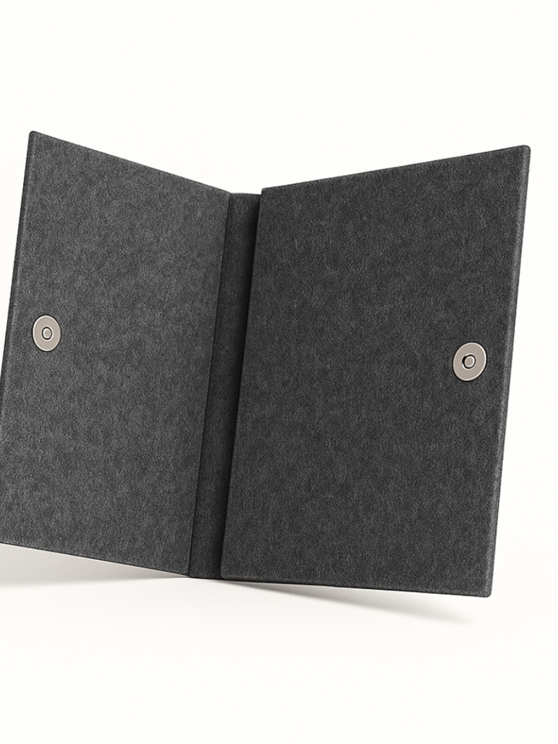 ESTUCHE GRENOBLE - GRIS OSCURO (25 x 15 cm)