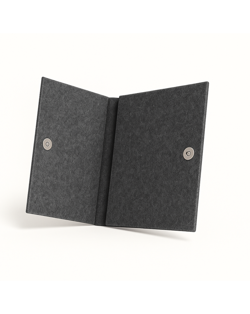 GRENOBLE POUCH - DARK GREY (25 x 15 cm)