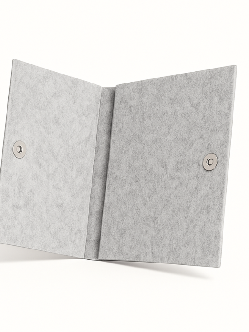 GRENOBLE POUCH - LIGHT GREY (25 x 15 cm)