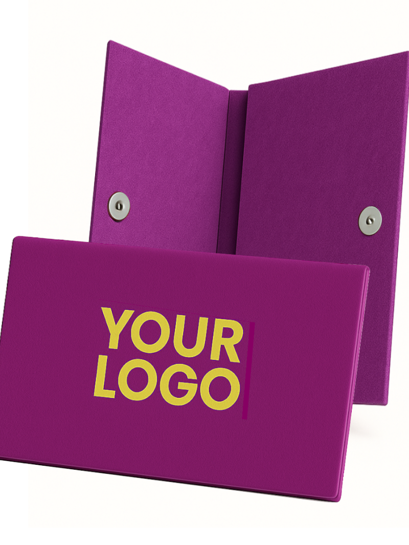 Pochette Feutrine mauve – Personnalisable avec votre logo