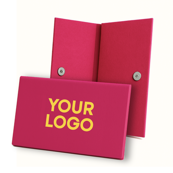 Pochette Feutrine Fuchsia – Personnalisable avec votre logo