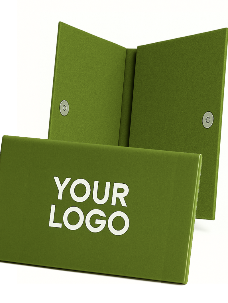 Pochette Feutrine Vert – Personnalisable avec votre logo