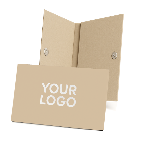 Pochette Feutrine Beige – Personnalisable avec votre logo