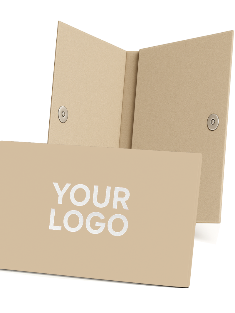 Pochette Feutrine Beige – Personnalisable avec votre logo