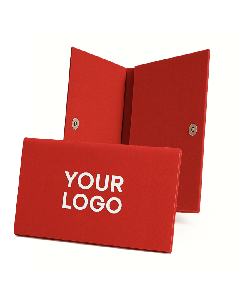 Pochette Feutrine Rouge – Personnalisable avec votre logo