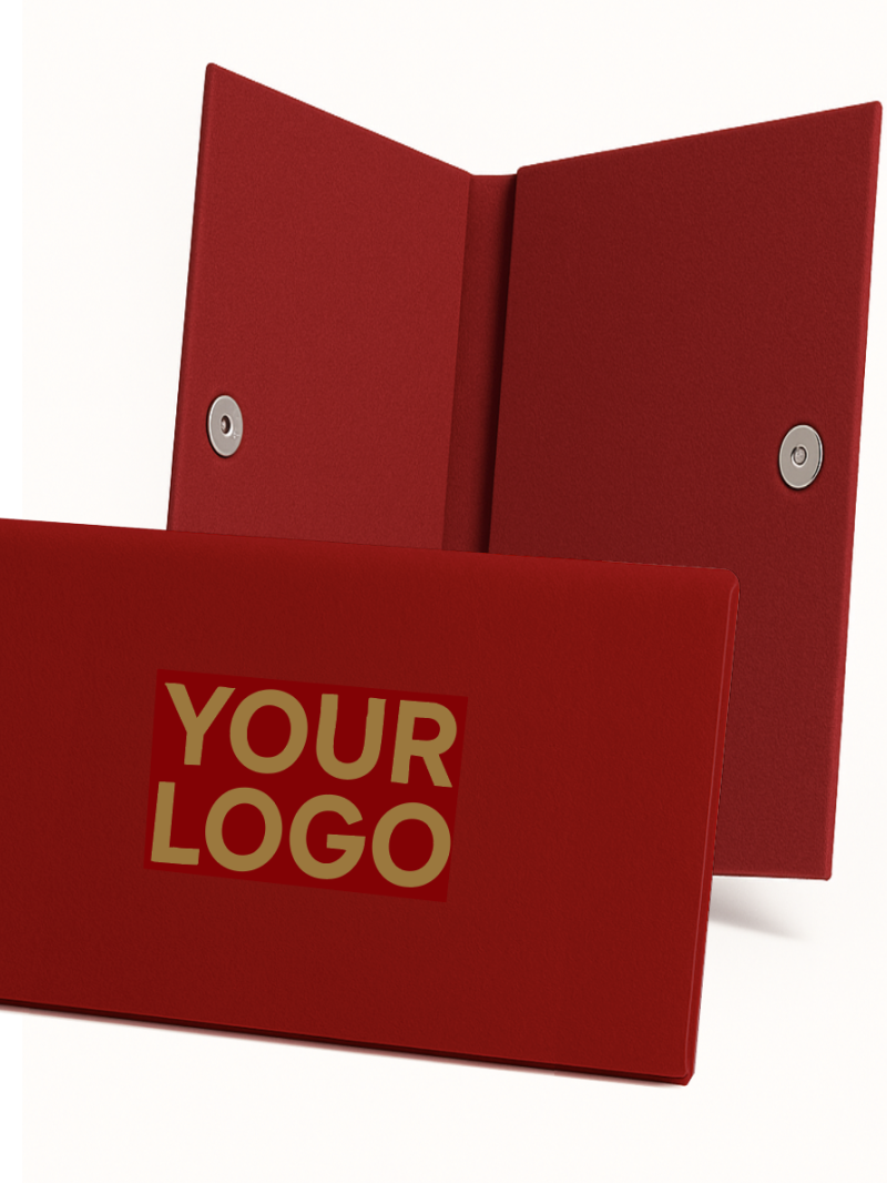 Pochette Feutrine Bordeaux – Personnalisable avec votre logo