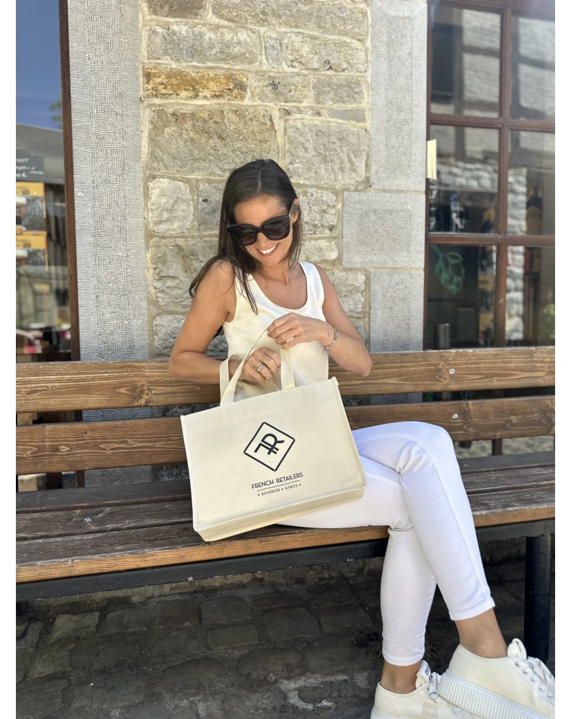 SAC LYON BEIGE - M (35x12x28cm)
