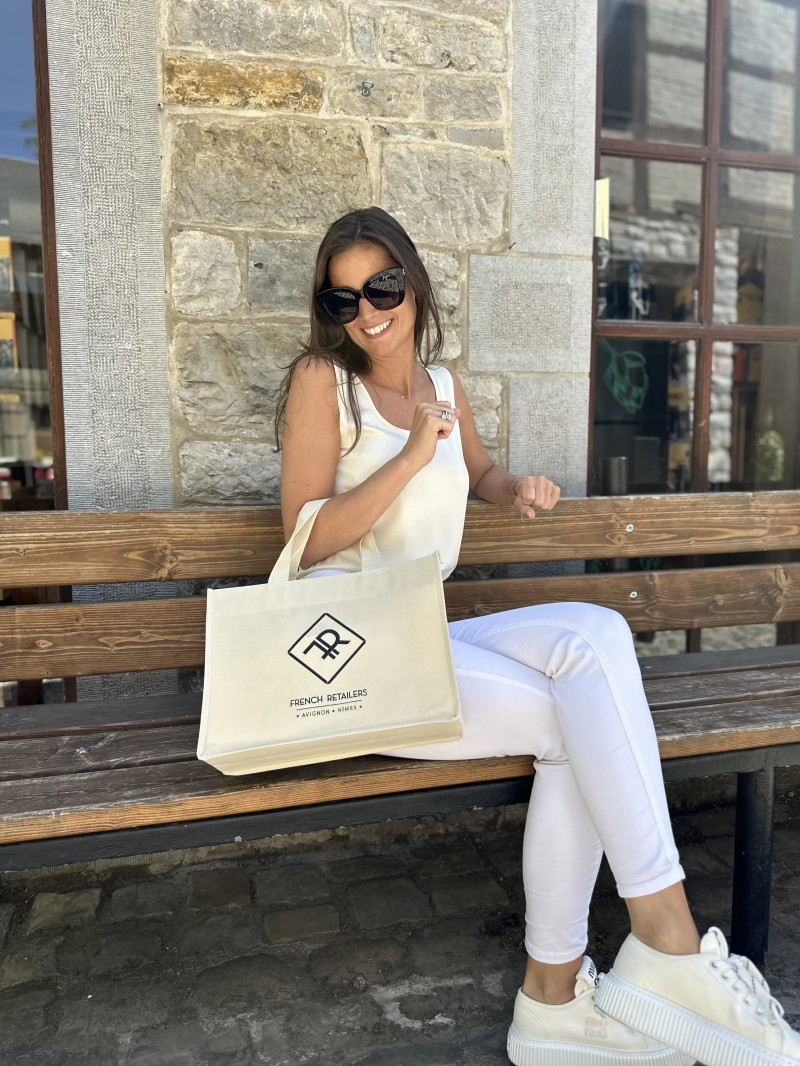 SAC LYON BEIGE - M (35x12x28cm)