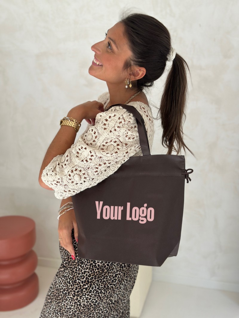 SAC NICE BRUN - M (40x14x30cm)