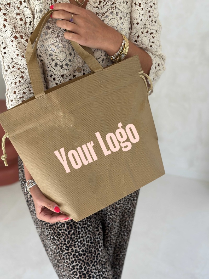 SAC NICE BEIGE - M (40x14x30cm)