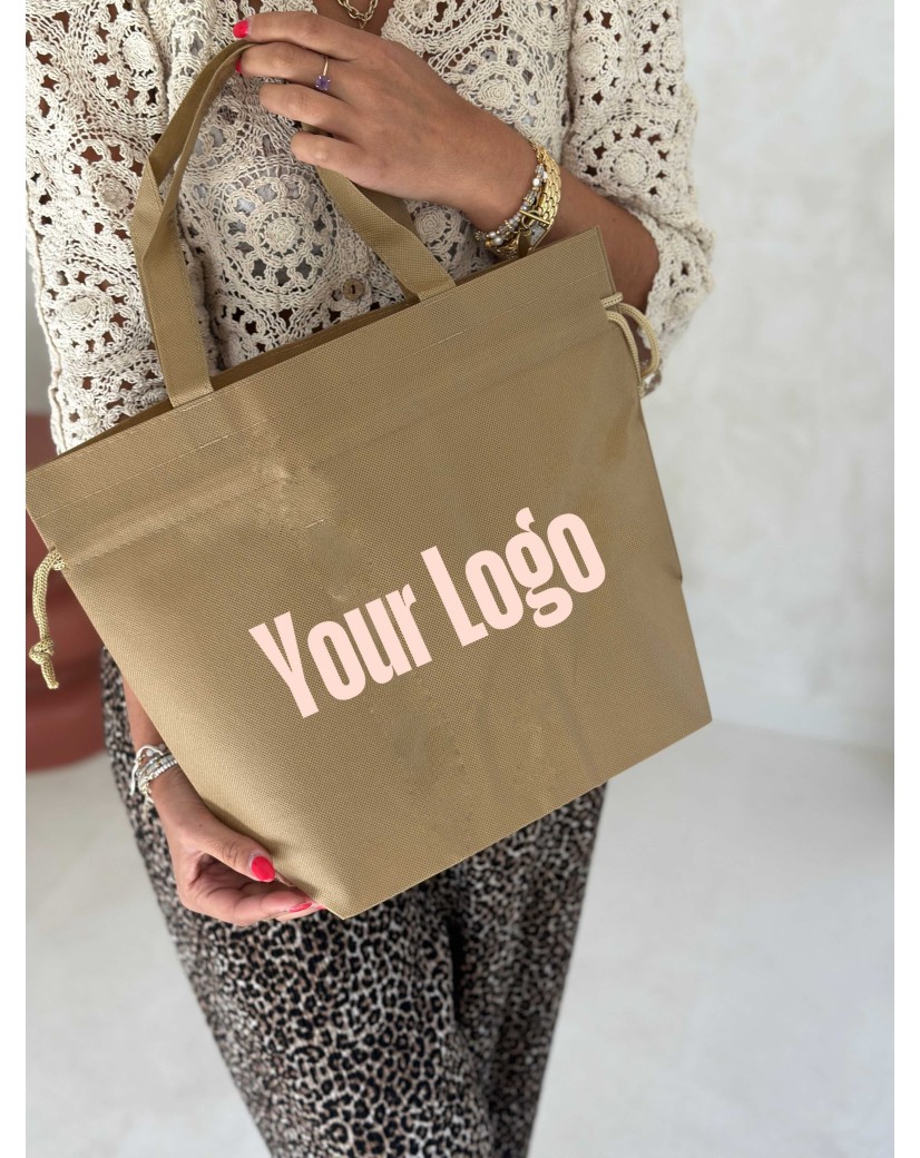 SAC NICE BEIGE - M (40x14x30cm)