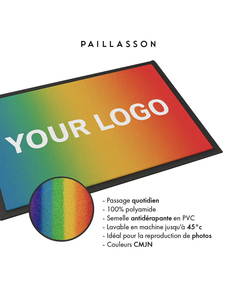 Paillasson personnalisé - M (60x80cm)