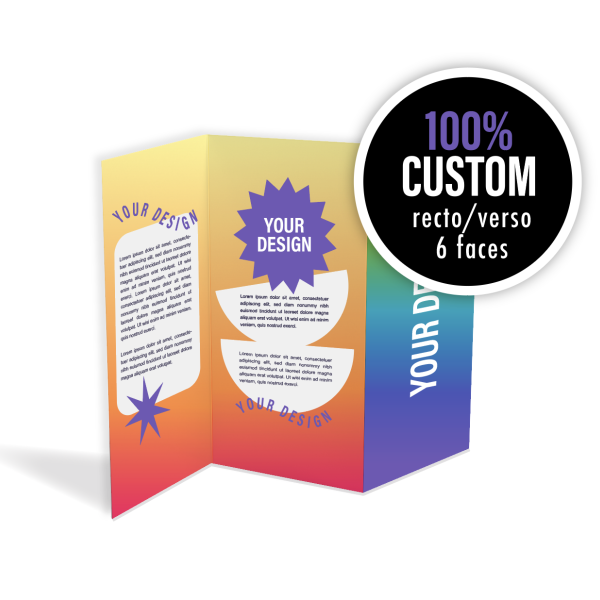 Folleto personalizado - 9,9cmx21cm