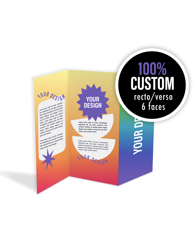 GEPERSONALISEERDE FOLDERS - 9,9X21CM
