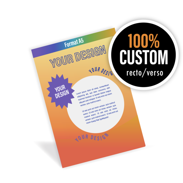 Personalized Flyers from A to Z (14.8x21cm)