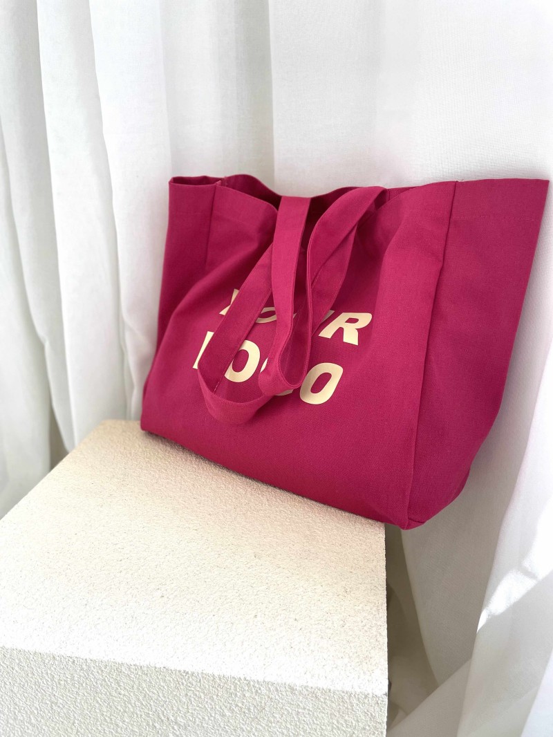 DRAAGTAS "NANCY" - FUCHSIA (43x15x36cm)