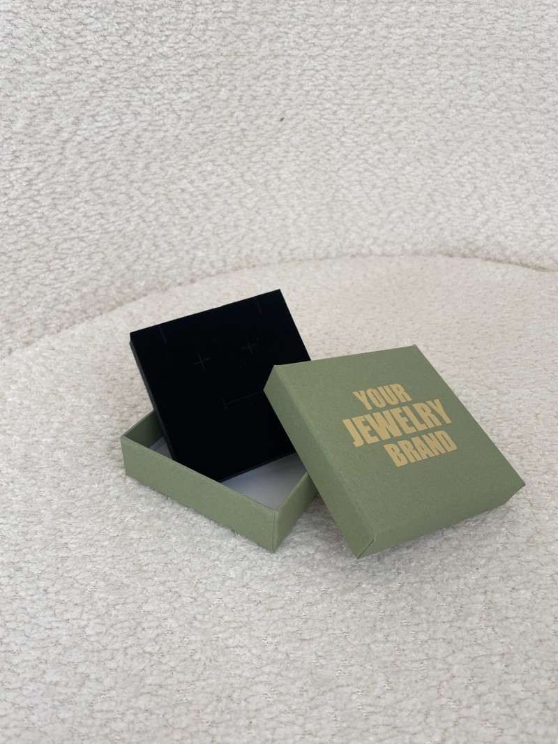 Joyero negro personalizado, ¡venda sus joyas con estilo!