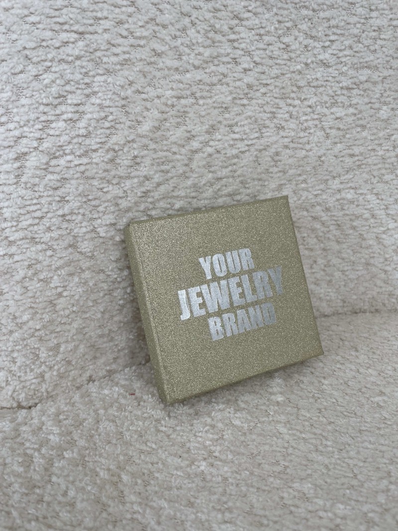 Personalisiertes schwarzes Schmuckkästchen