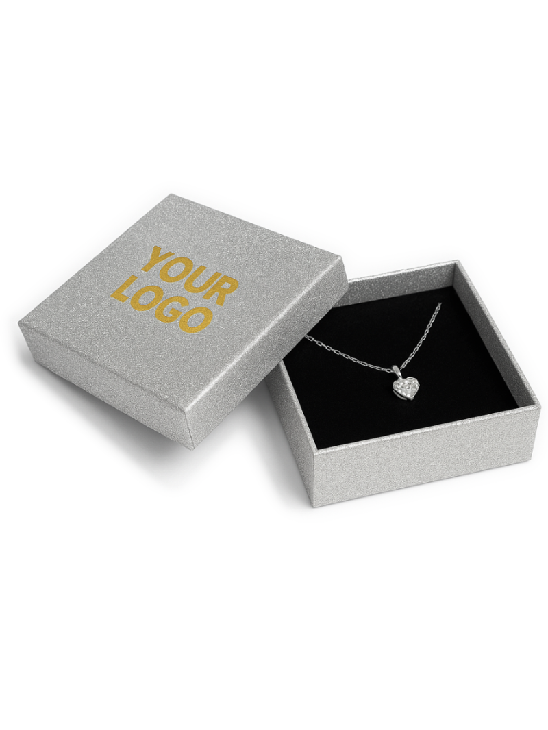 Ecrin à bijoux noir personnalisé, vendez vos bijoux en style!