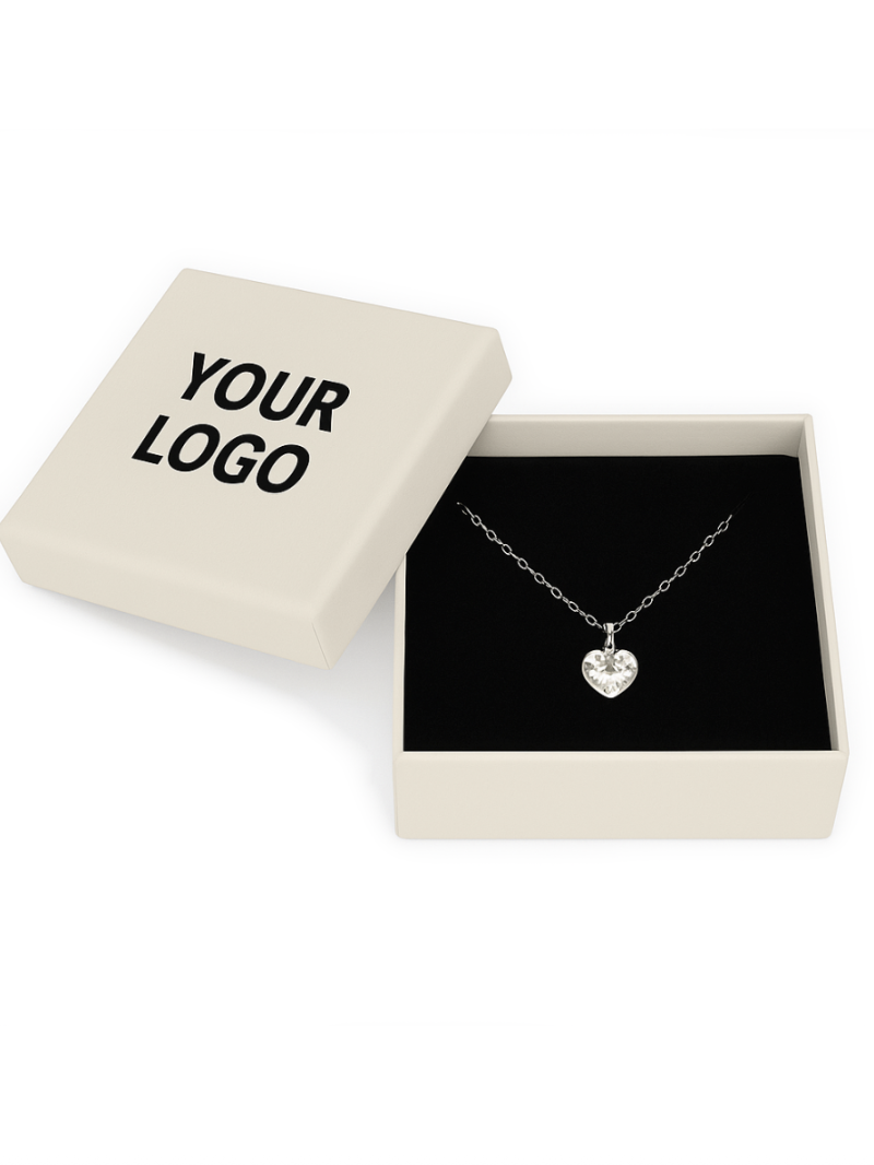 Ecrin à bijoux noir personnalisé, vendez vos bijoux en style!