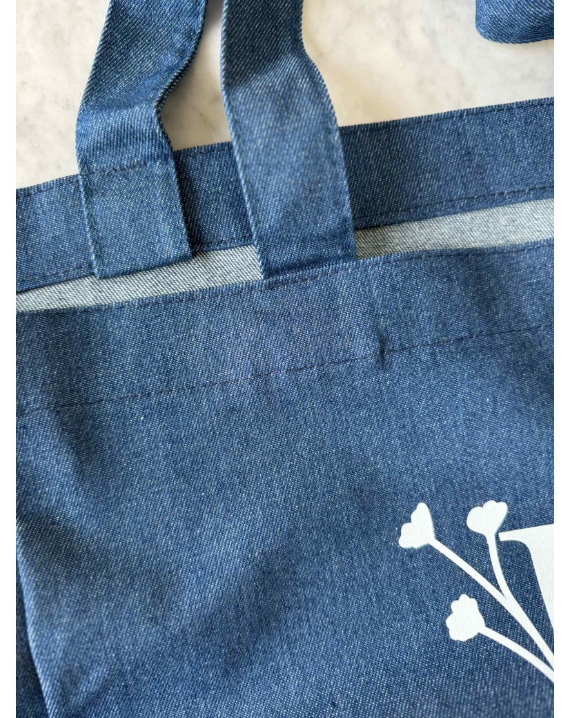 SAC NANCY - JEANS DARK 💙 (43x15x36 cm)