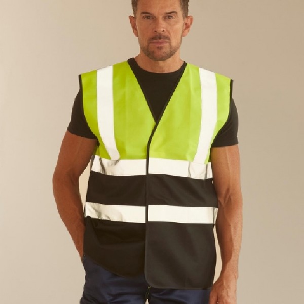 Gilet fluo chantier 2 couleurs