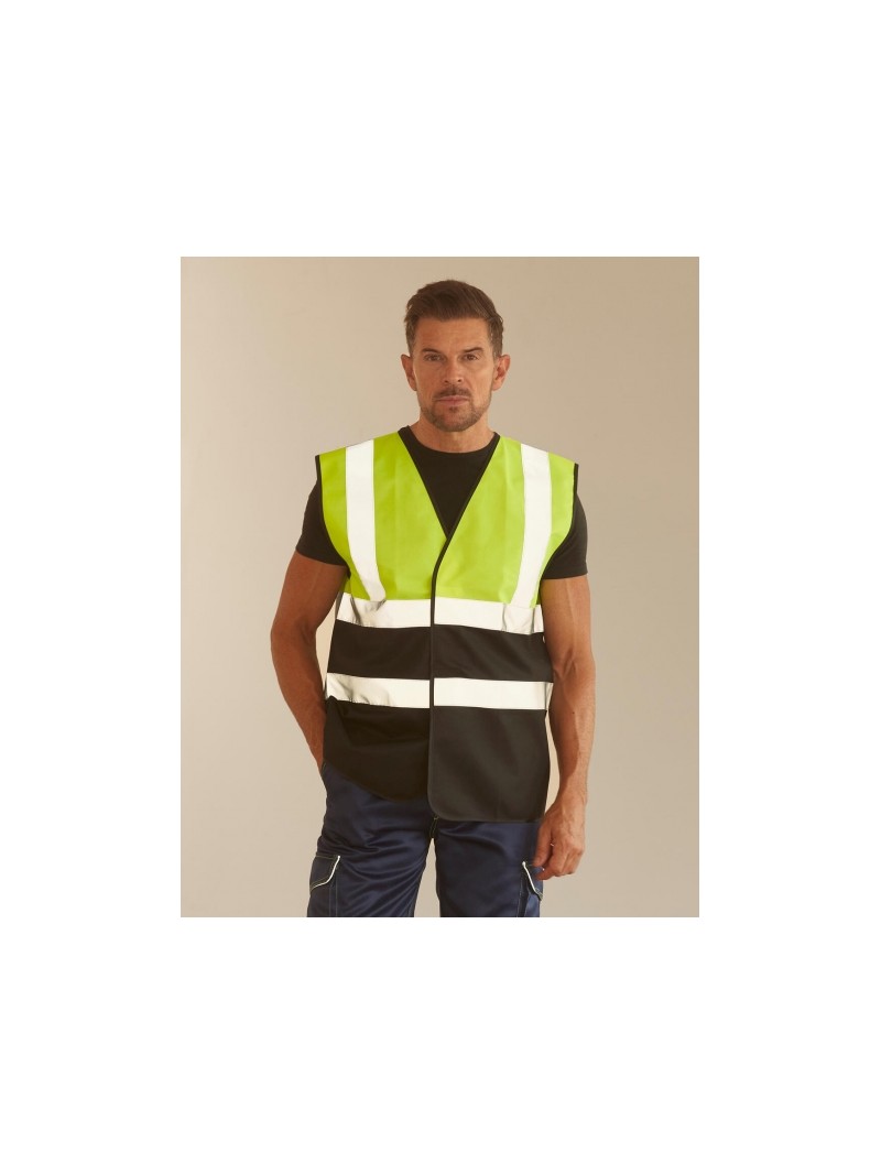 Gilet fluo chantier 2 couleurs