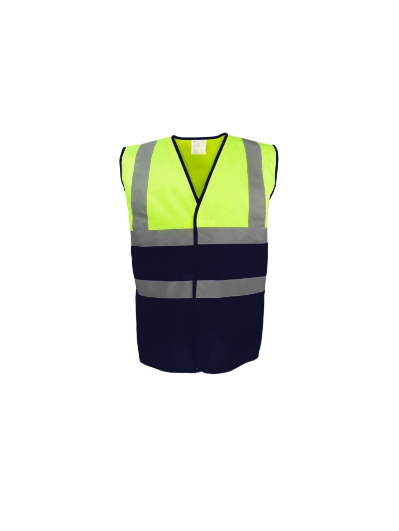 Gilet fluo chantier 2 couleurs