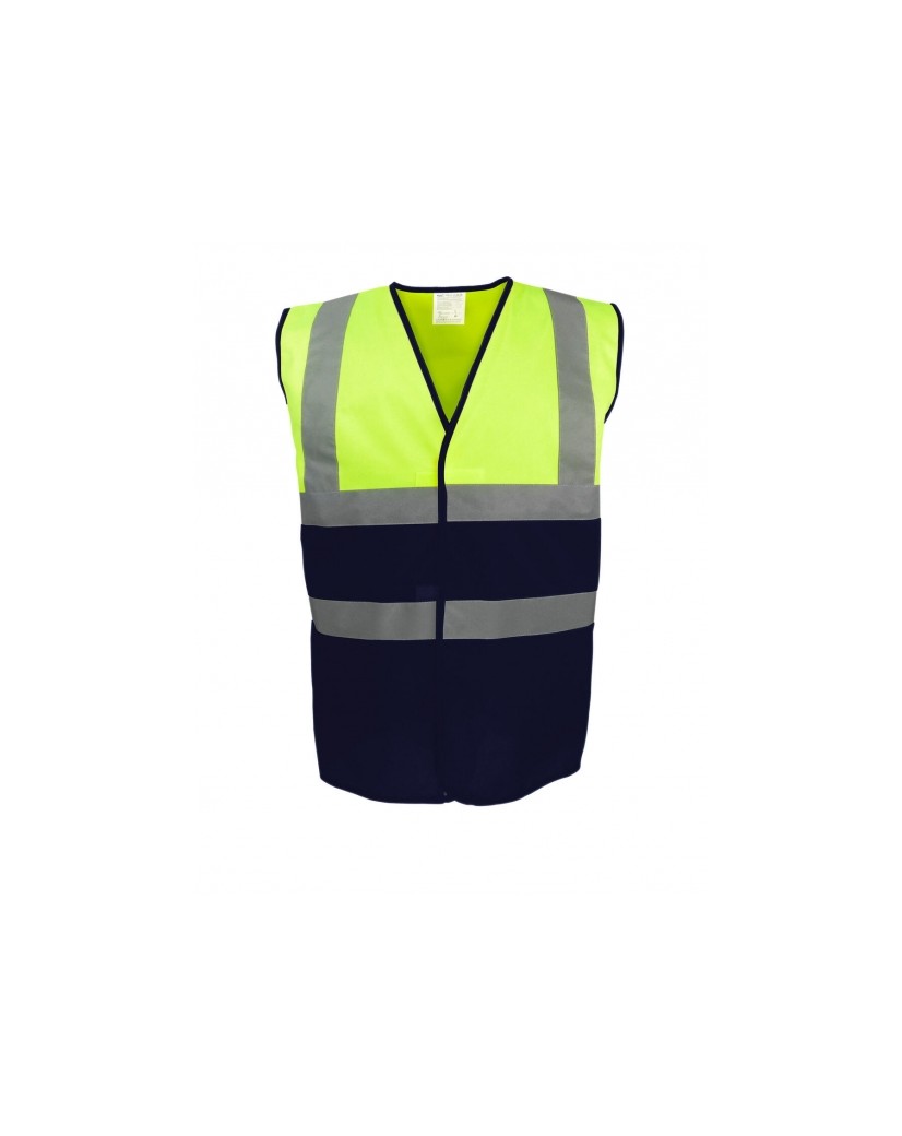 Gilet fluo chantier 2 couleurs