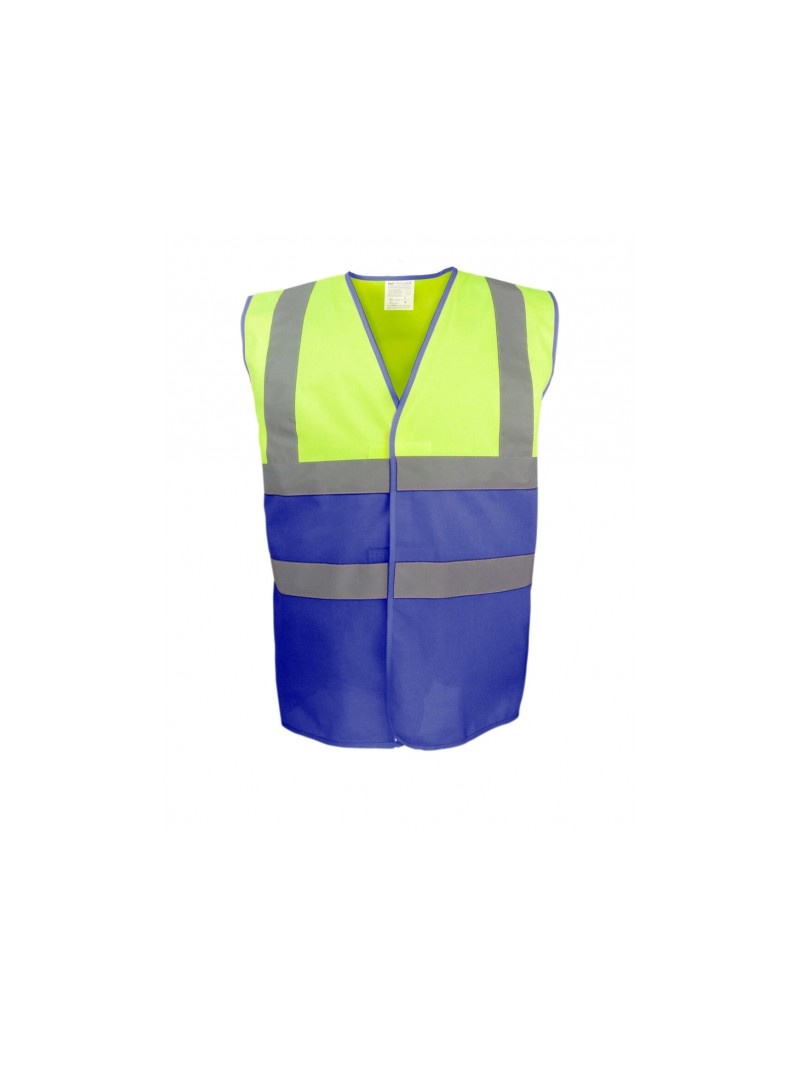 Gilet fluo chantier 2 couleurs