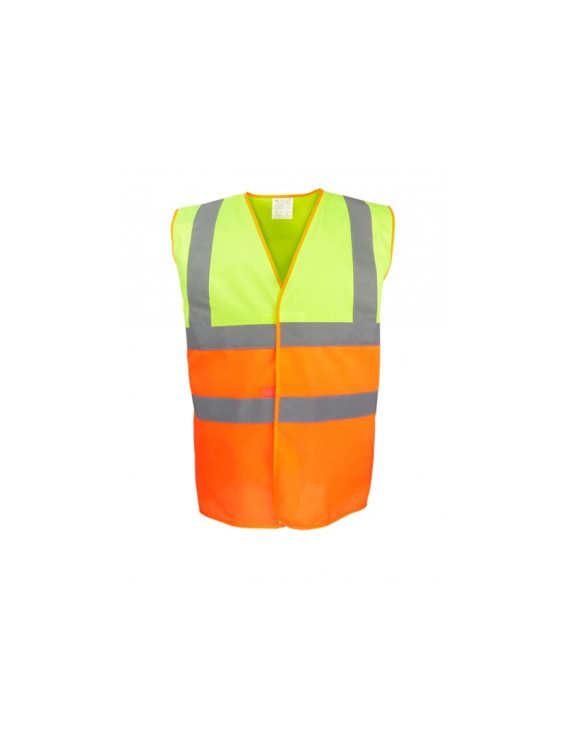 Gilet fluo chantier 2 couleurs